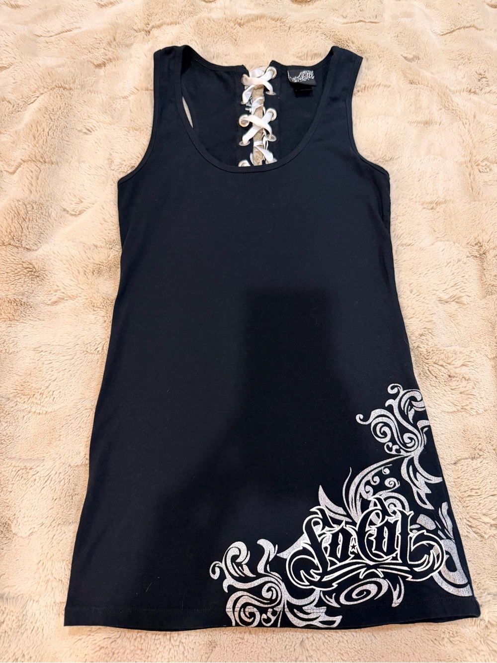 SoCal Tank Top y2k Tumblr Grunge Scene Edgy Punk Goth Emo Skater Angel Wings